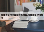 拉伸弹簧尺寸及参数表图解,拉伸弹簧规格尺寸